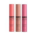 NYX PROFESSIONAL MAKEUP Butter Gloss, Non-Sticky Lip Gloss - Pack Of 3 (Angel Food Cake, Creme Brulee, Madeleine)