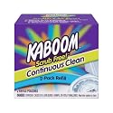 Kaboom Scrub Free! Continuous Clean Toilet Cleaning System Refill, 1 Box with 2 Refill Pouches