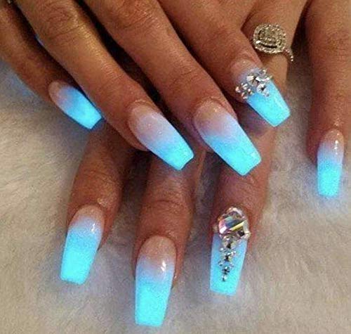 Cre8tion Glow in The Dark Soak Off Top Coat Gel Polish led uv lamp needed Curing Nail Art Nail Polish