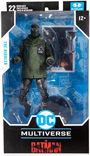 DC The Riddler: The Batman (Movie) 7" Action Figure with Accessories
