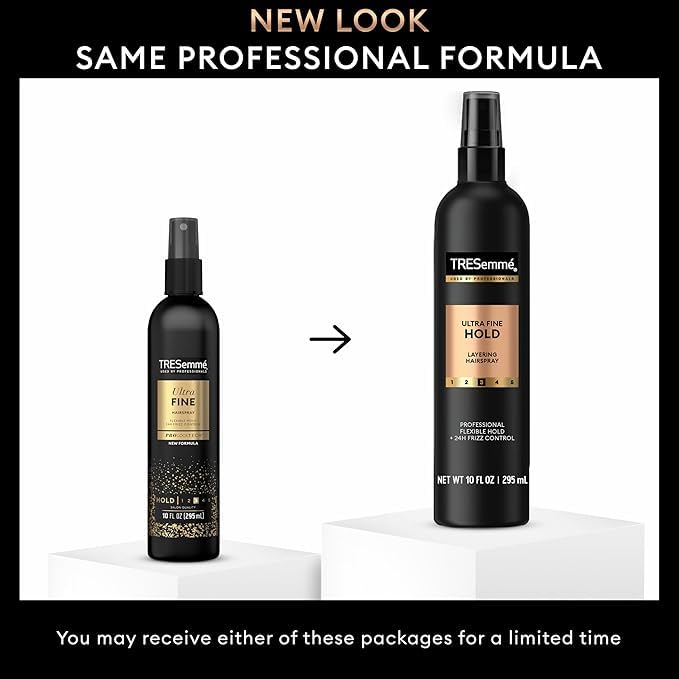 TRESemmé Non-Aero Hairspray Ultra Fine for 24-Hour Frizz Control 10 Fl Oz Pack of 3