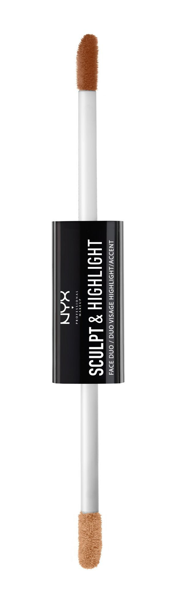 NYX PROFESSIONAL MAKEUP Sculpt & Highlight Face Duo, Caramel Vanilla, 0.17 Ounce (SHFD03)