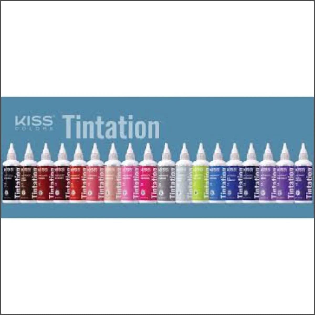 Red by Kiss Tintation Semi-Permanent Hair Color, Aloe Vera Water Based, Argan Oil, Olive Oil, Collagen & Keratin, Long-Lasting Color Dye (Vivid