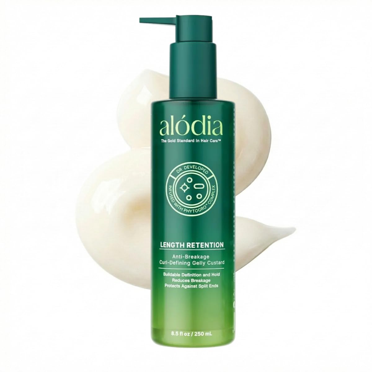 ALODIA Anti-Breakage Curl Defining Gelly Custard - Moisturizing Curl Cream for Frizz Control, Buildable Hold, and Styling, With Jojoba Oil