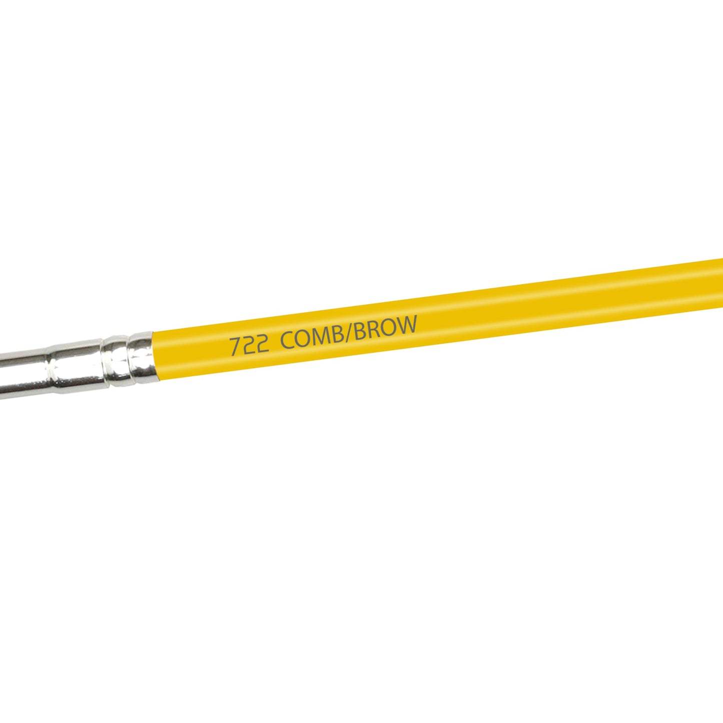 Bdellium Tools Professional Makeup Brush - Studio Series 722 Comb/Brow - With Soft Synthetic Fibers, For Prep Brows & Eyelashes (Yellow, 1pc)