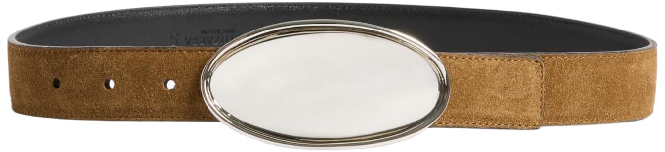 Altuzarra, Oval Plaque Belt, S, Tobacco