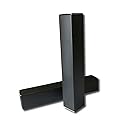 ANZKA 50 Pcs Empty Lip Gloss Box 4.72x0.78x0.78 inch Mascara Tube Packaging Matte Texture Black Lipgloss Kraft Paper Case Glaze Balm Organizer Storage