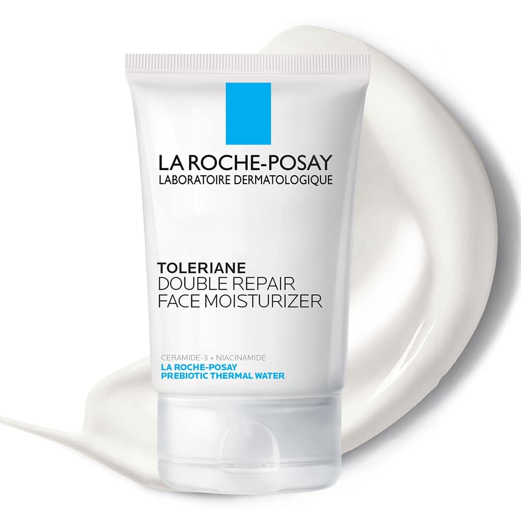 La Roche-Posay Toleriane Double Repair Face Moisturizer, Daily Moisturizer Face Cream with Ceramide and Niacinamide for All Skin Types, Oil Free Beauty and Personal Care La Roche-Posay Default Title