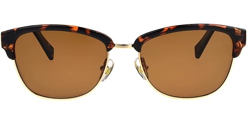 Foster Grant Women's Sunglasses Breanne Tortoise Brown Semi-Rimless Polarized