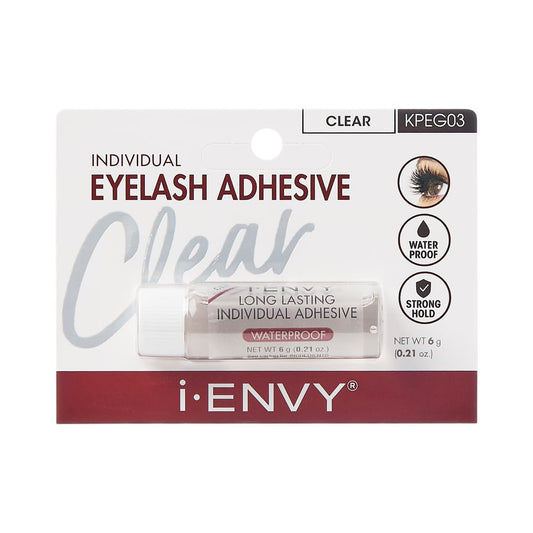 i-Envy Semi-Permanent Lash Glue Adhesive for Individual Cluster Lashes & Lash Extension, Waterproof Strong Hold, Long-Lasting Up to 2 Weeks