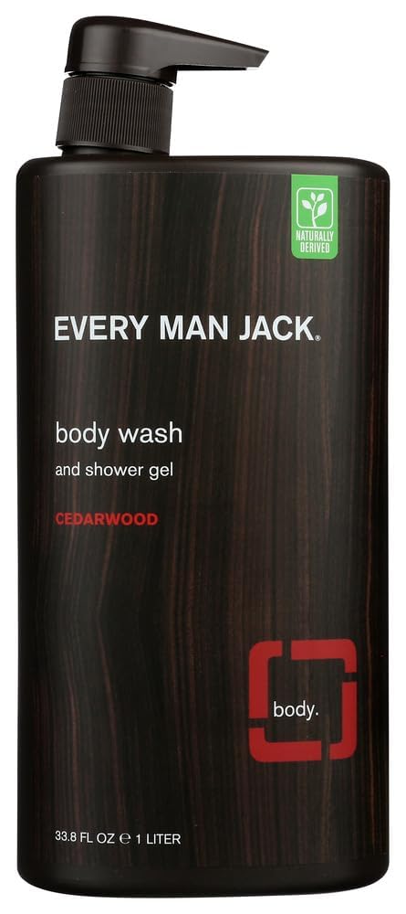 Every Man Jack Body Wash, Cedarwood 33.8-ounce Beauty & Personal Care Every Man Jack