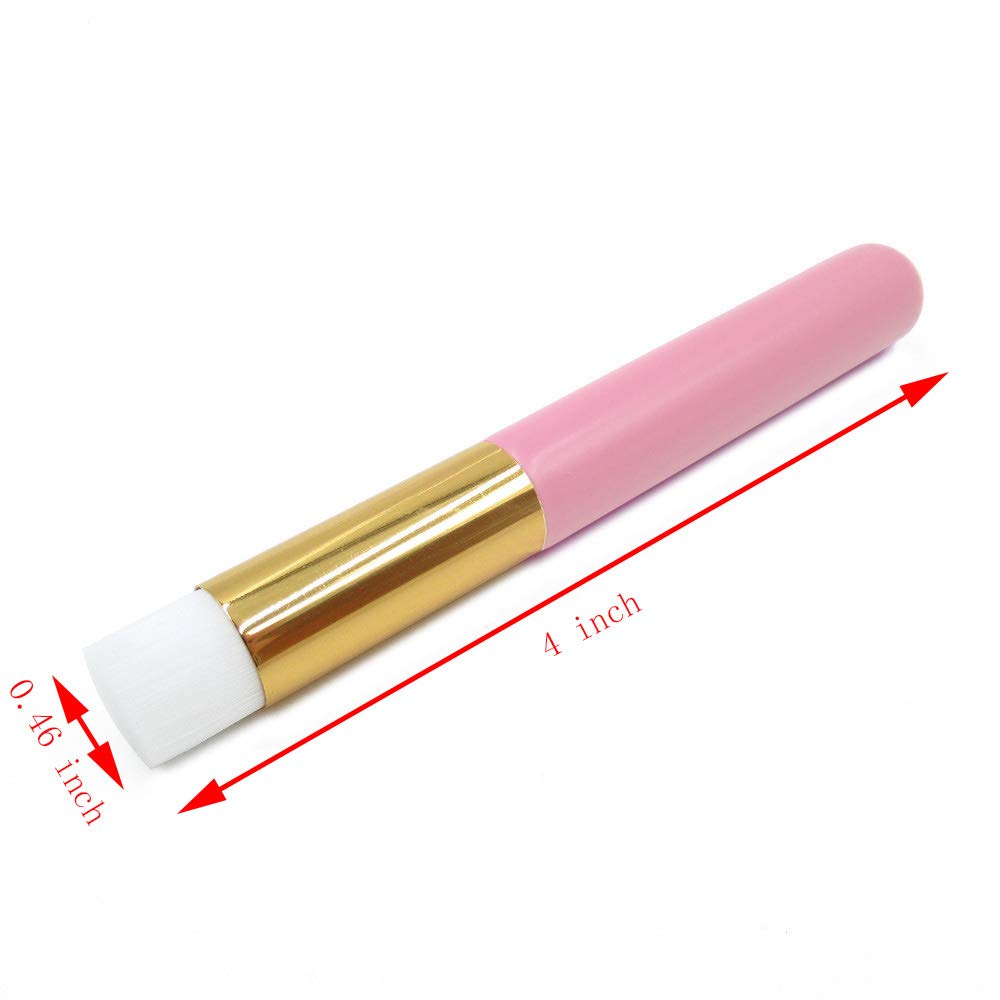 Ruwado 2 Pcs Eyelash Cleaning Brushes Extension Makeup Deep Cleaning Cosmetic Peel Off Blackhead Removal Tool for Nose Eyelash Extensions Lash Shampoo