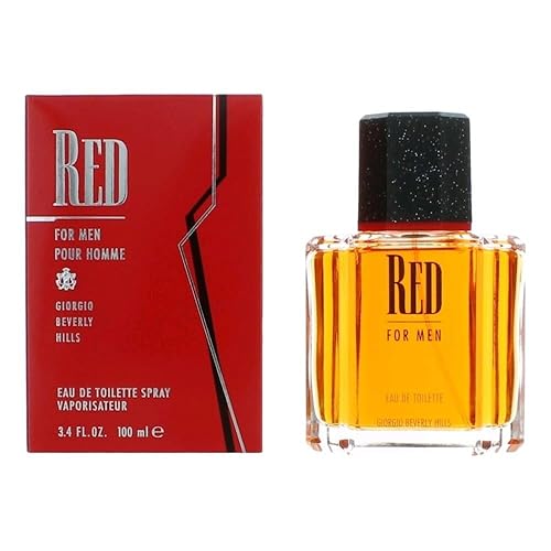 GIORGIO BEVERLY HILLS BHN802 Multi Red Men-3.4 oz Eau de Toilette Spray