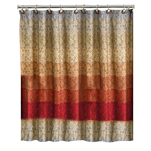 Popular Bath 13pc Sinatra Bathroom Shower Curtain