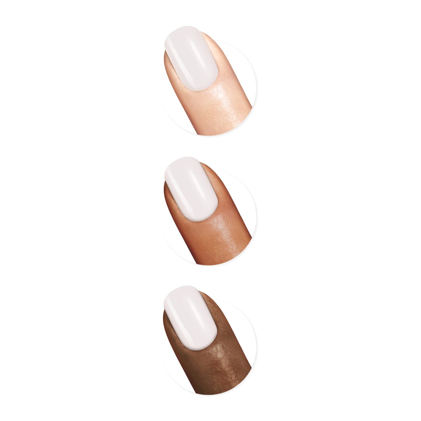Sally Hansen Good. Kind. Pure. Nail Polish | Plant-Based, Vegan, 16-Free Formula | Opaque, Shiny | 110 White Tea | Creamy White Nail Color Beauty & Personal Care Sally Hansen