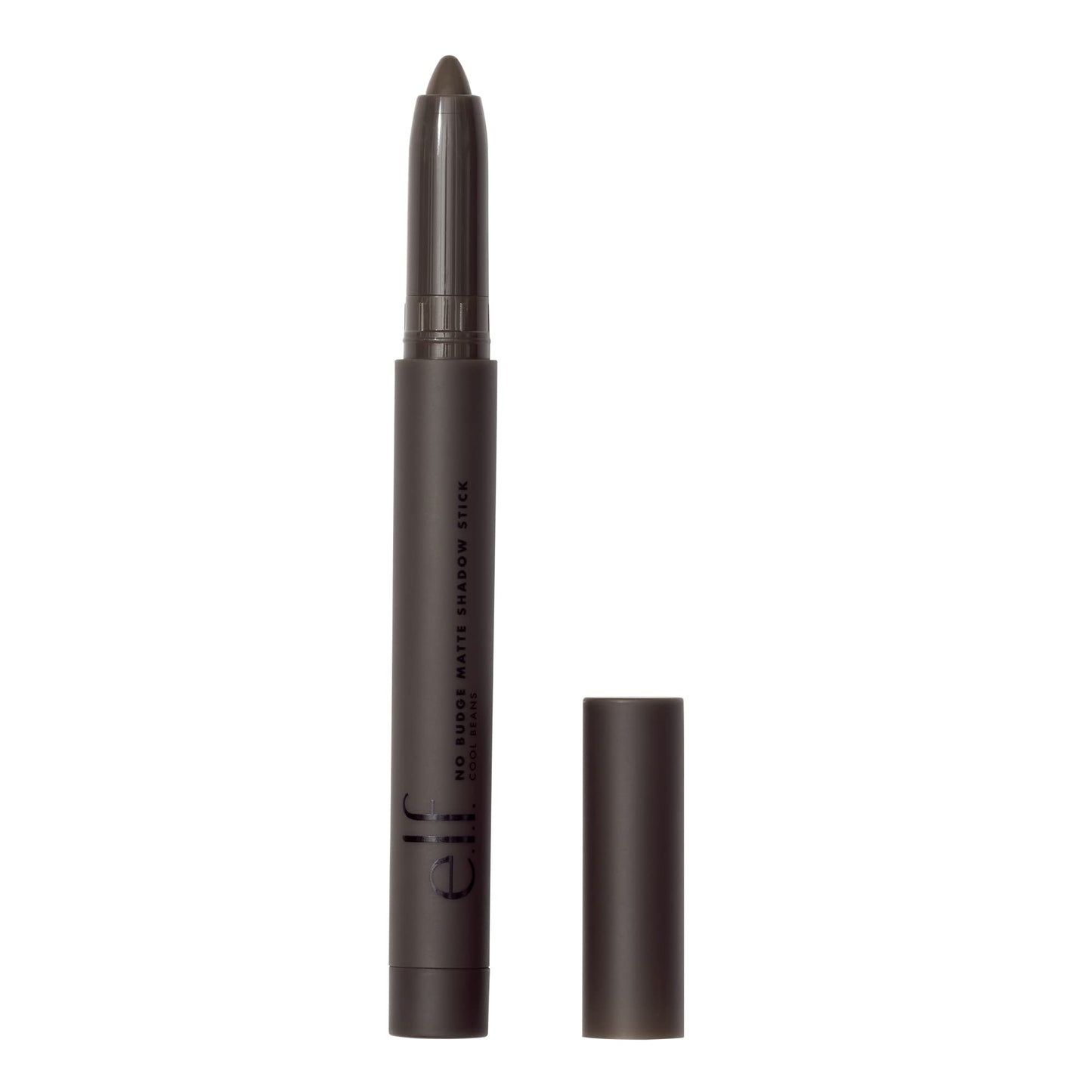 e.l.f. No Budge Matte Shadow Stick, One-Swipe Cream Eyeshadow Stick, Long-Wear & Crease Resistant, Matte Finish, Vegan & Cruelty-Free, Cool Beans