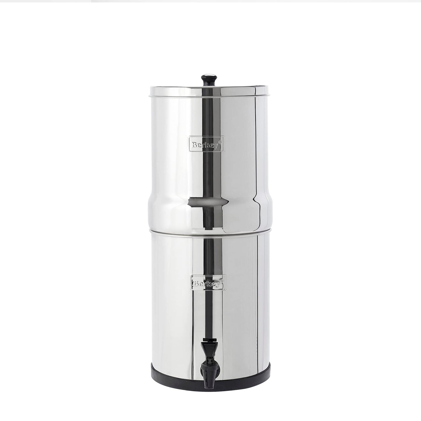 Travel Berkey Gravity-Fed Water Filter with 2 Black Berkey Elements-Enjoy Potable Water While Camping, RVing, Off-Grid, Emergencies, Every Day at Home