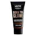 NYX PROFESSIONAL MAKEUP Born To Glow Naturally Radiant Foundation, Medium Coverage - Warm Walnut