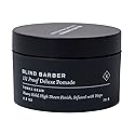 Blind Barber 151 Proof Deluxe Hair Pomade for Men - Water Based Pomade with Hops & Tonka Bean - Heavy Hold & High Shine Finish - Free of Parabens