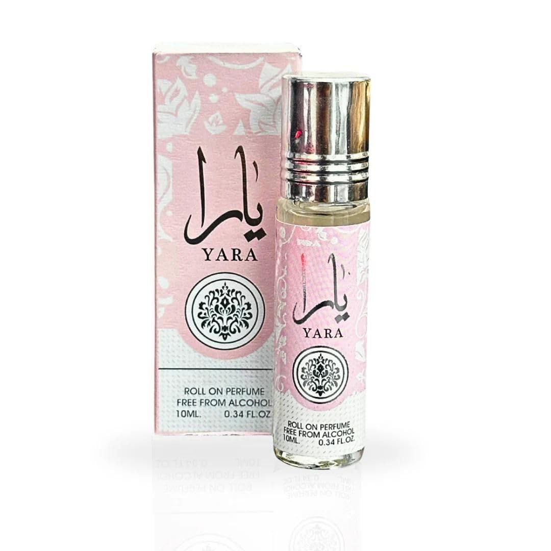 Ard Al Zaafaran YARA Roll-On Perfume Oil CPO - 10ML (0.34 OZ) | Gourmand Accord, Vanilla, Musk, Heliotrope, Orchid, Tangerine. Beauty and Personal Care Ard Al Zaafaran