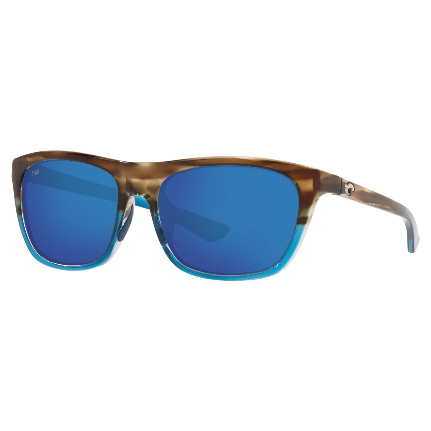 Costa Del Mar Woman Sunglasses Shiny Wahoo Frame, Blue Mirror Lenses, 57MM