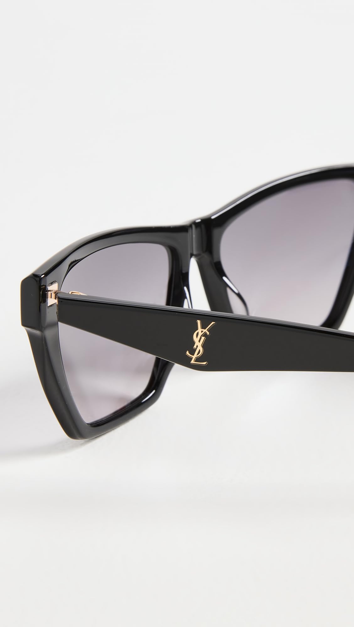 Saint Laurent Women's SL M103 Sunglasses, Black-Black-Grey, One Size
