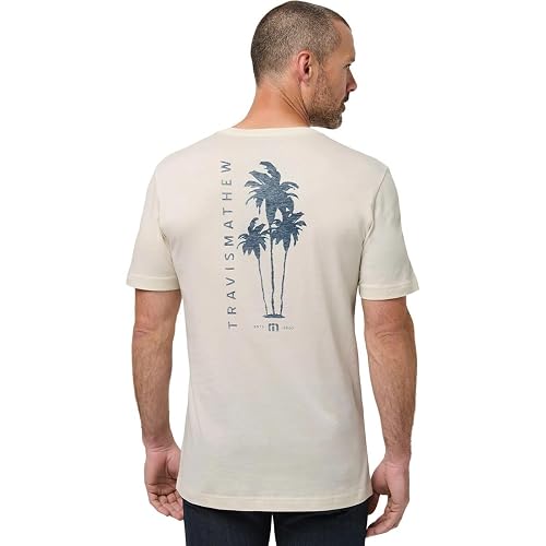 TravisMathew Mens Salt Spray, Birch, X-Large