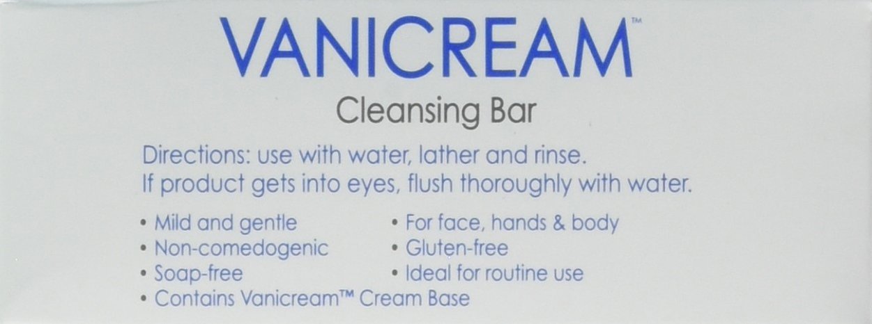 Vanicream Cleansing Bar, Fragrance Free, Unscented, 1 Count