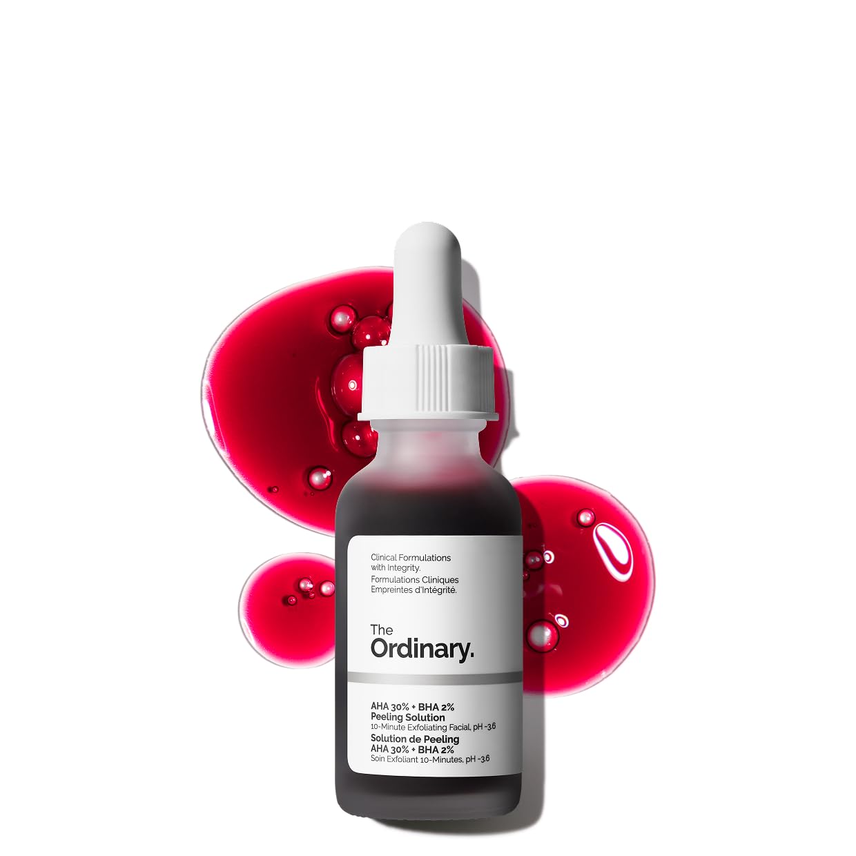 The Ordinary AHA 30% + BHA 2% Peeling Solution, Advanced Exfoliating Peel for Brighter Skin, 1 Fl Oz Beauty and Personal Care The Ordinary