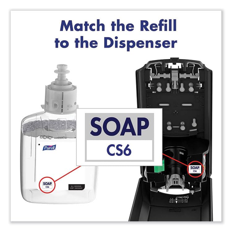 Healthy Soap Mild Foam for Cs6 Dispensers Fragrance-Free 1200 Ml 2/carton