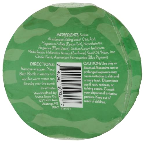 PACHA SOAP Cucumber & Basil Froth Bomb, 5 OZ