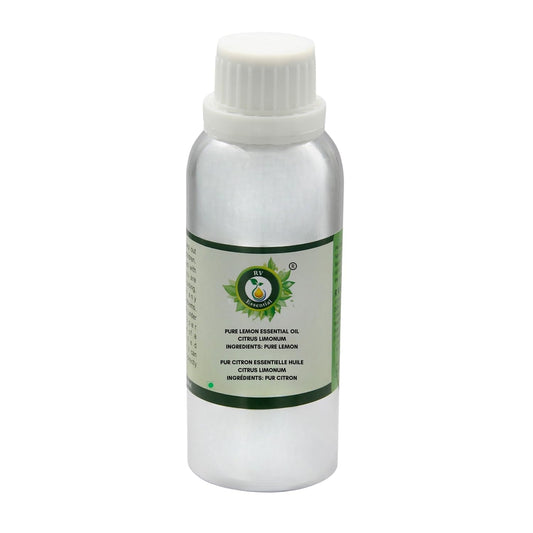 R V Essential Pure Lemon Essential Oil 300ml (10oz)- Citrus Limonum (100% Pure and Natural Therapeutic Grade) Beauty and Personal Care R V Essential