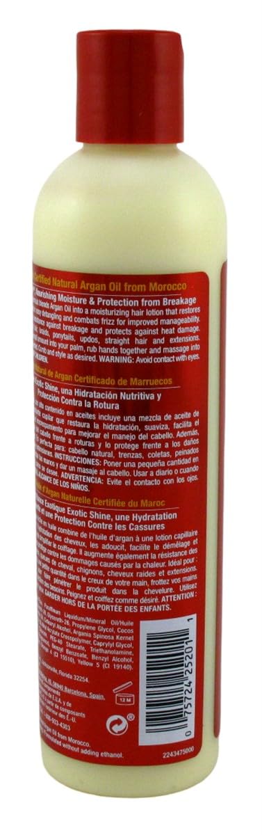 Creme Of Nature Argan Oil Creamy Oil Moisturizer 8.45 Ounce (249ml) (3 Pack)