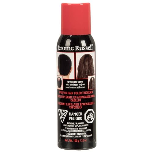 jerome russell Hair Color Thickener for Thinning Hair, Medium Brown, 3.5 Ounce