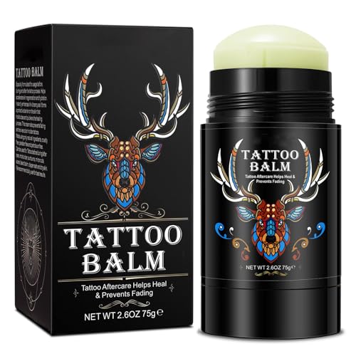 Tattoo Aftercare Butter Balm, 2.6 oz, Old & New Tattoo Moisturizer Healing Brightener for Color Enhance, Natural Organic Tattoo Cream Beauty and Personal Care Yecuce Default Title