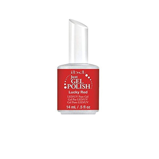 IBD Just Gel Nail Polish, Lucky Red, 0.5 Fluid Ounce Beauty & Personal Care IBD