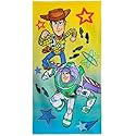 Disney Store Official Toy Story Kids Bath Towel, Soft & Absorbent Beach Towels, 100% Cotton Pool Towel, 29 by 59 Inches, Highly Absorbent Bath Towels…