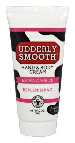 Udderly Smooth Hand & Body Cream With 20% Urea, Replenishing - 2 Ounce - Pack of 3