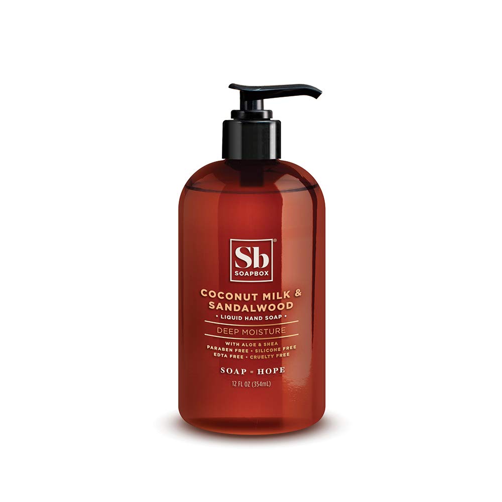 Soapbox Coconut milk and Sandalwood Moisturizing Hand Soap 12 fl oz Beauty & Personal Care Soapbox