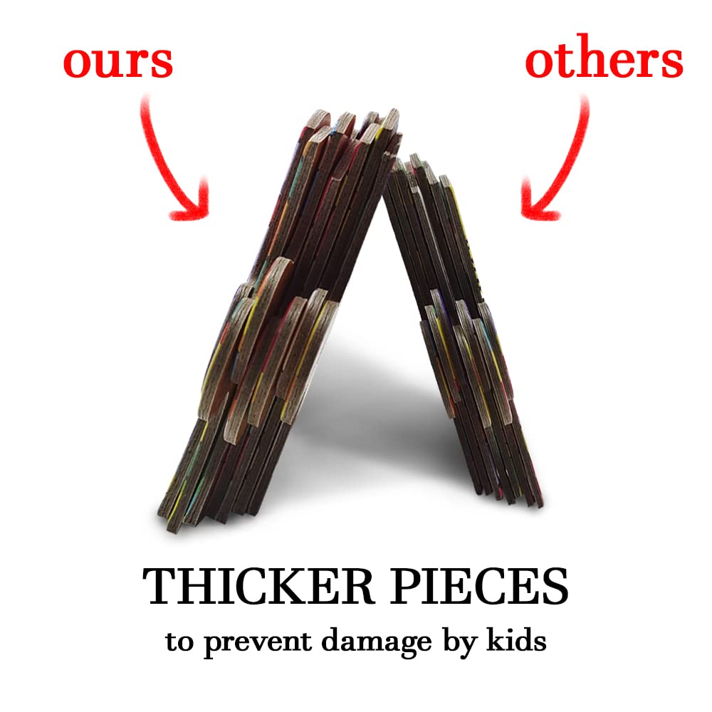 Animal Alphabet Floor Puzzle for Kids, 48 Pcs A-Z Educational Jigsaw, Preschool Learning Toys for Boys & Girls, Toddler Puzzle Ages 3+