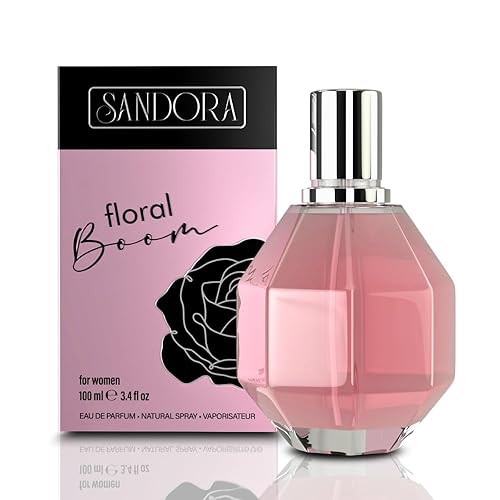 Sandora Fragrances FLORAL BOOM Women's Perfume - Floral, Bergamot and Osmanthus; Orchid, Jasmine, Rose, Freesia and African Orange Flower; Patchouli