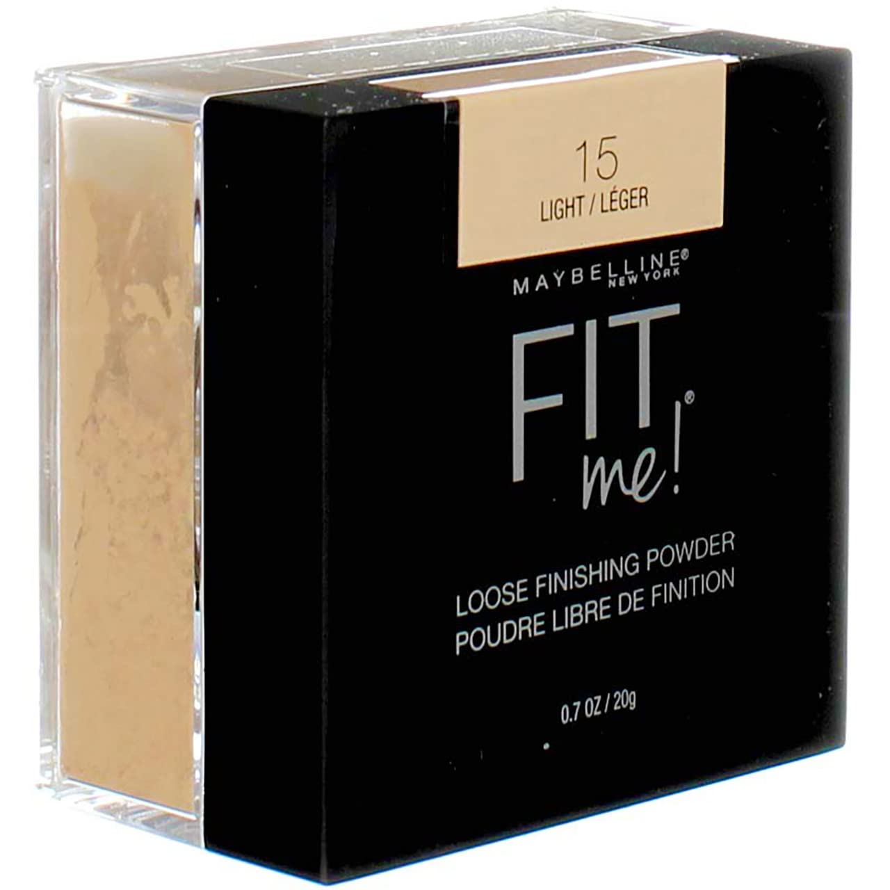 Maybelline Fit Me Loose Finishing Powder, 15 Light, 0.7 oz (Pack of 2) Beauty and Personal Care MAYBELLINE