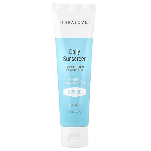 Idealove Daily Sunscreen, Mineral SPF 30, 2 fl oz (60 ml)