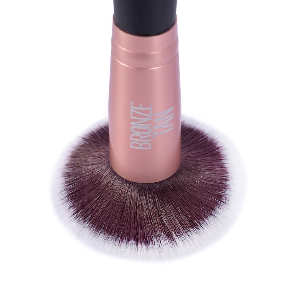 Bronze Tan Self Tanning Brush for Face and Kabuki Self Tanner Brush for Sunless Tanner - Self Tan Applicator for Face - Self Tanning Face Brush