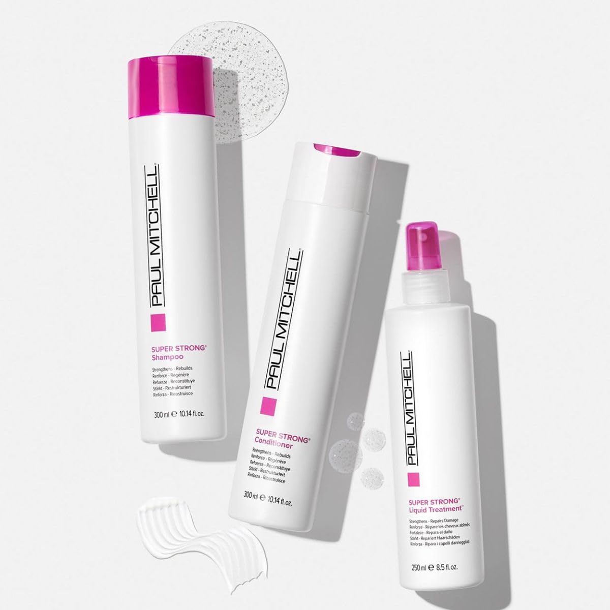 Paul Mitchell Super Strong Conditioner, Strengthens + Rebuilds, For Damaged Hair, 10.14 fl. oz.