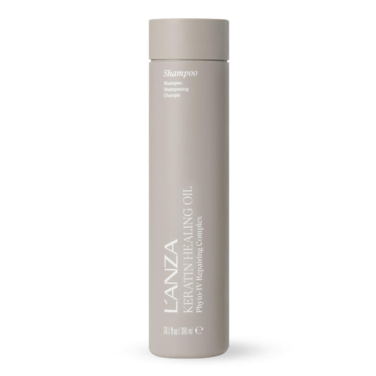 L'ANZA Keratin Healing Oil Shampoo Hydrating Cleanse, Boosts Softness, Adds Lustrous Shine, Anti-Frizz, Color Safe, Strengthening Anti-Humidity
