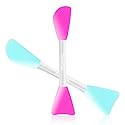 RamPula Mask Applicator Silicone Face Brush Face Mud Cream,Clay Mask,DIY,Modeling Mask Brushes DIY Mud Mixing Spatula Double-end Handheld Scoop Skin