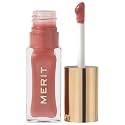 Merit Shade Slick Tinted Lip Oil - Biarritz Nude Pink, Moisturizing Lightweight Lip Gloss with Squalane & Quinoa Seed Oil, High Shine Non-Sticky Clean