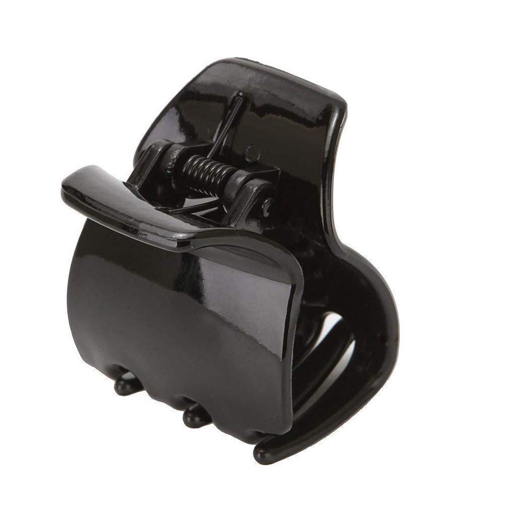 Yishenyishi 10 Pack Black Jaw Clips For Thick Hair, Non-slip Hair Claw Clip for Women and Girls