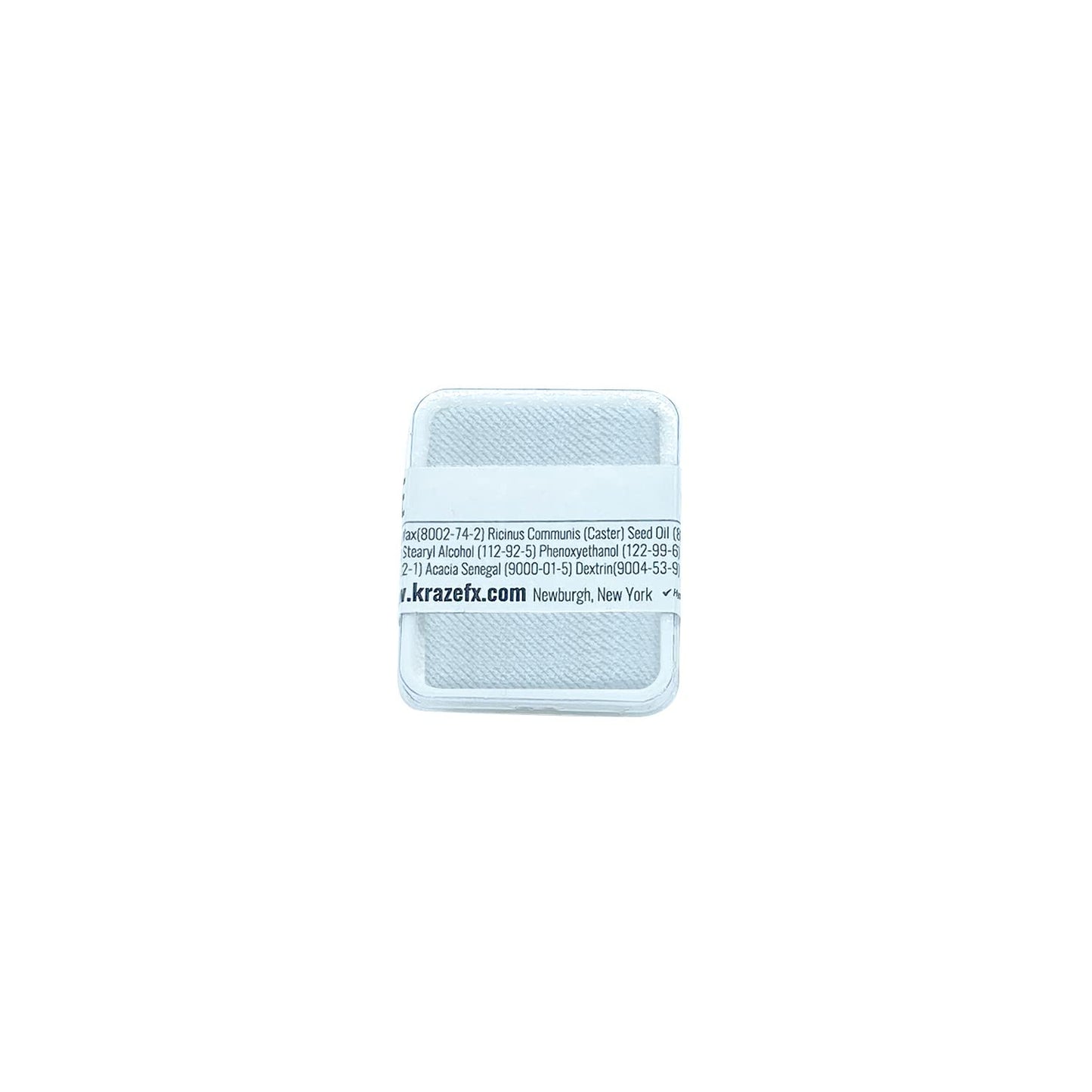 Kraze FX Face Paint Palette Refill - White Face Paint (6 gm) - Hypoallergenic Non-Toxic Water Activated Professional Halloween Face & Body Painting